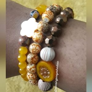 3pc stretch bracelet set #14
